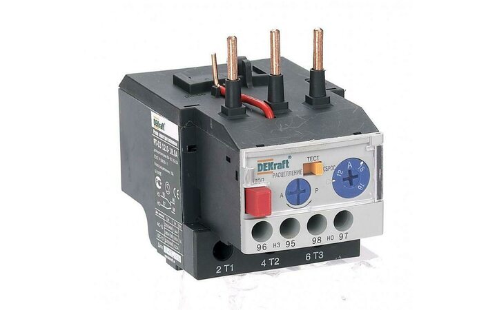фото - Реле тепловое РТ-03 18.0-25.0А для контакторов 25-32А DEKraft 23121DEK