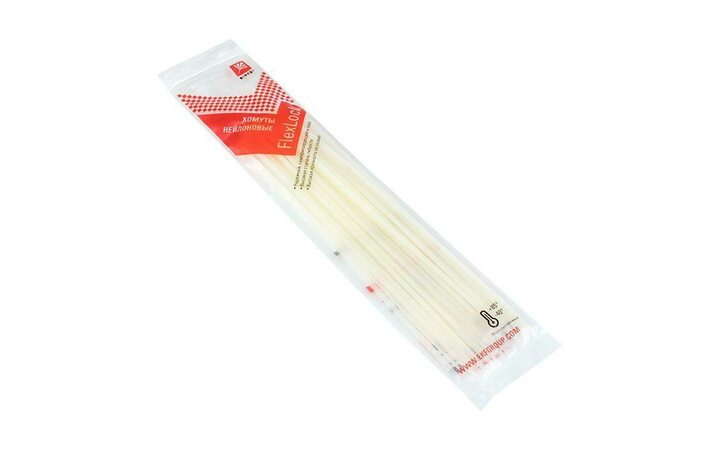 фото - Хомут P6.6 3.6х250 FlexLock стандартный бел. (уп.100шт) PROxima EKF plc-fl-ctsw-3.6x250