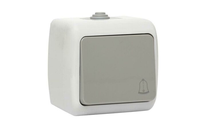 фото - Кнопка звонка 1-кл. ОП Мурманск 10А IP54 сер. EKF EFZ10-026-30-54