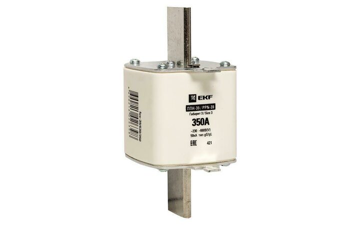 фото - Вставка плавкая ППН-39 630/350А габарит 3 PROxima EKF fus-39/630/350