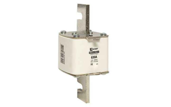 фото - Вставка плавкая ППН-41 1250/630А габарит 4 PROxima EKF fus-41/1250/630