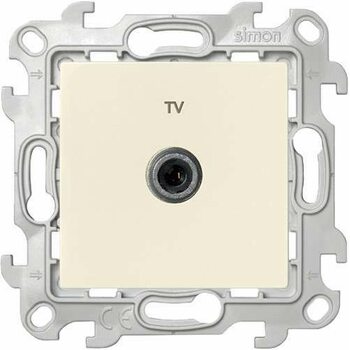 фото - Розетка телевизионная одиночная TV СП Simon 24 IP20 механизм сл. кость Simon 2450477-031