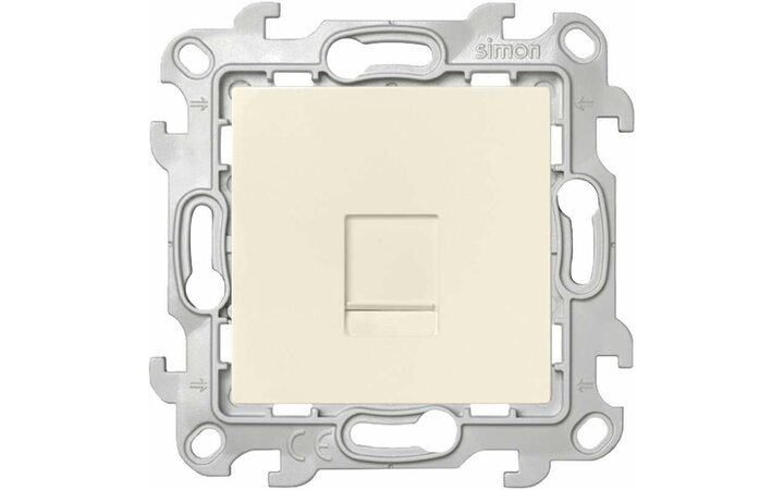 фото - Розетка телефонная СП Simon 24 RJ11 IP20 механизм сл. кость Simon 2410480-031