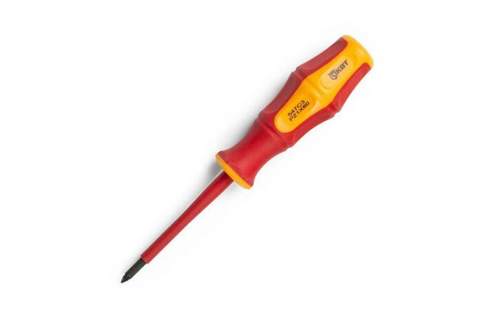 фото - Отвертка диэлектрическая 'Профи' PZ1х80 КВТ 78613