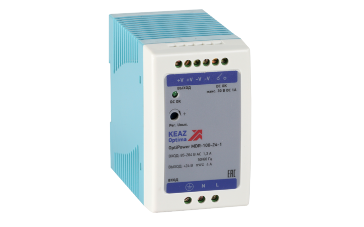 фото - Блок питания OptiPower MDR-100-24-1 КЭАЗ 284542
