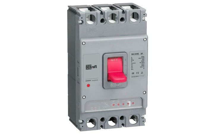 фото - Выключатель автоматический 3п 400А 50кА ВА-335E электрон. расцеп. DEKraft 22504DEK