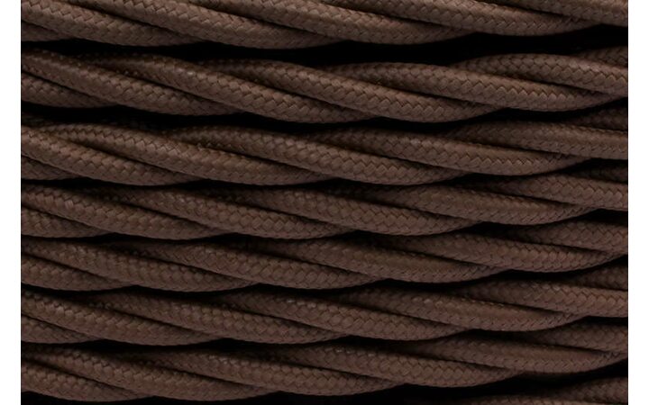 фото - Провод ретро 3х1.5 матов. корич. (уп.150м) Bironi B1-434-72-150