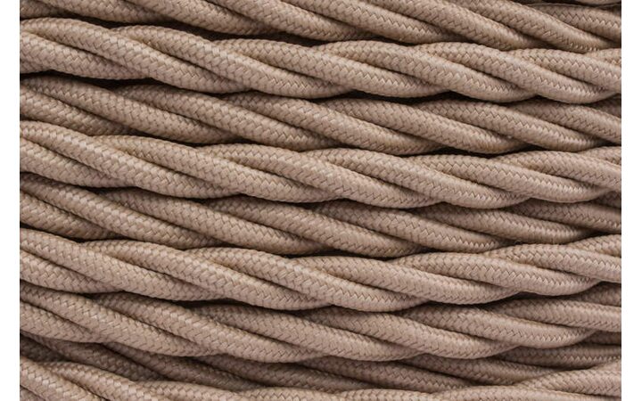 фото - Провод ретро 3х2.5 матов. капучино (уп.50м) Bironi B1-435-716-50