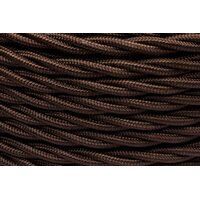 Провод ретро 3х2.5 глянец корич. (уп.50м) Bironi B1-435-072-50