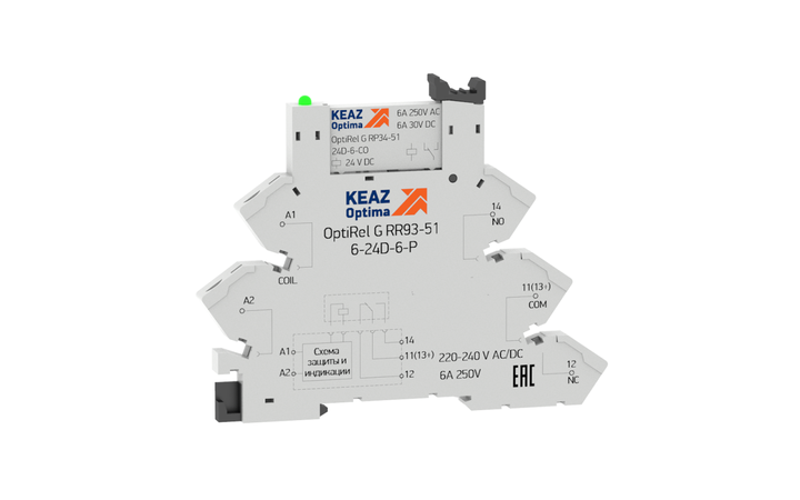 фото - Модуль релейный OptiRel G RM38-61-24U-6-P-CO КЭАЗ 280992