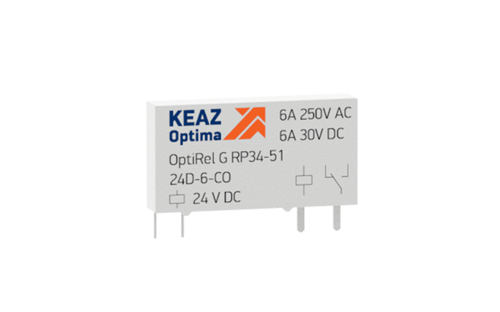 фото - Реле промежуточное OptiRel G RP34-51-6D-6-CO КЭАЗ 281140