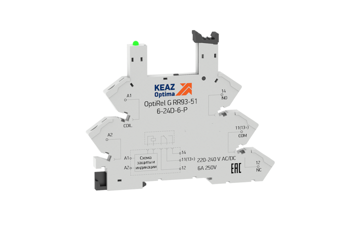 фото - Розетка для реле OptiRel G RR93-51-6-24D-6-P КЭАЗ 281160