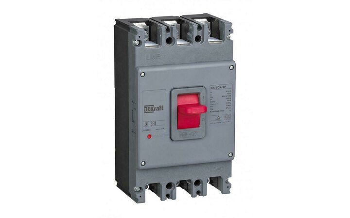 фото - Выключатель автоматический 3п 400А 35кА ВА-305 DEKraft 22762DEK