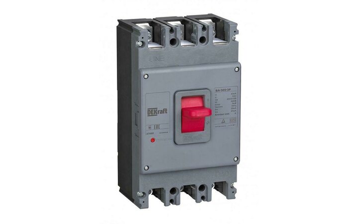 фото - Выключатель автоматический 3п 630А 35кА ВА-305 DEKraft 22764DEK