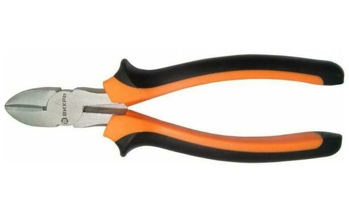 фото - Бокорезы 160мм двухкомпонентн. рукоятки никелир. Вихрь 73/6/3/1