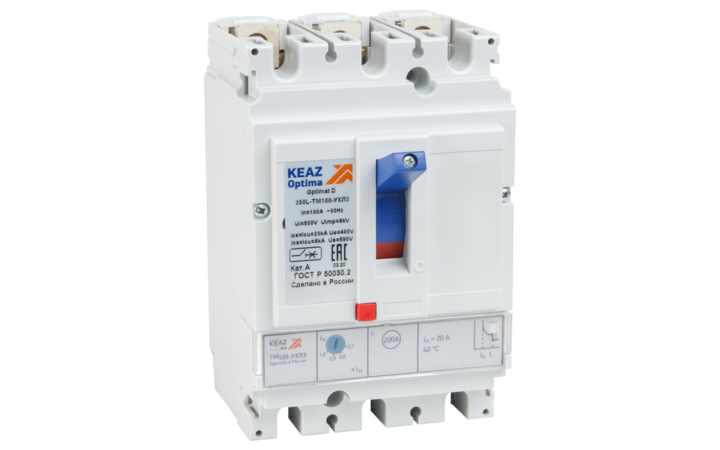 фото - Выключатель автоматический OptiMat D250L-TM063-УХЛ3 КЭАЗ 291415