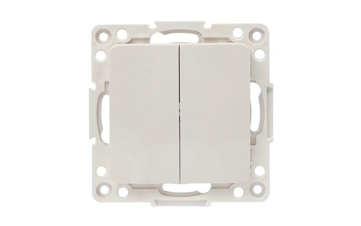 фото - Переключатель проходной 2-кл. Стокгольм 10А механизм бел. PROxima EKF EYV10-027-10