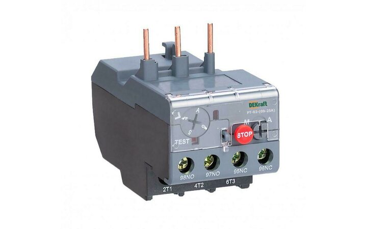 фото - Реле тепловое 9.0А-13.0А для контакторов 09-25А DEKraft 23166DEK