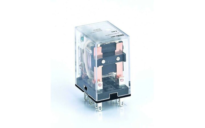 фото - Реле промежуточное ПР-102 5А 24В DC 2 конт. с LED-индикацией DEKraft 23838DEK