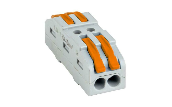 фото - Клемма строительно-монтажная СМК проходная 222-422 2п 0.08-4кв.мм (уп.25шт) PROxima EKF plc-smk-422