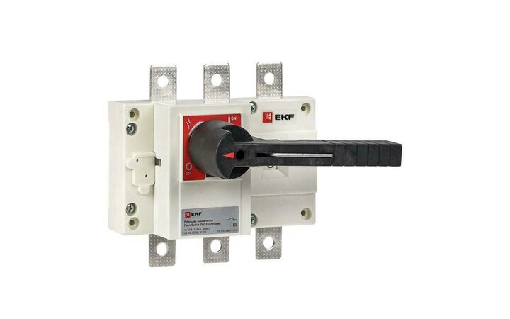 фото - Рубильник-выключатель 3п 250А с рукояткой управления для прямой установки PowerSwitch PROxima EKF psds-250-3