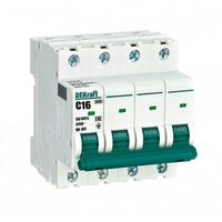 Выключатель автоматический модульный 4п C 16А 6кА ВА-103 DEKraft 12321DEK