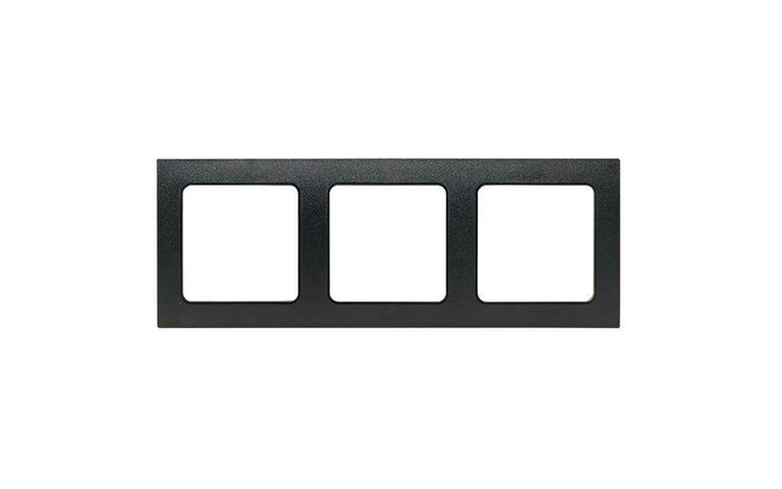 фото - Рамка 3-м Стокгольм черн. PROxima EKF EAM-G-302-30