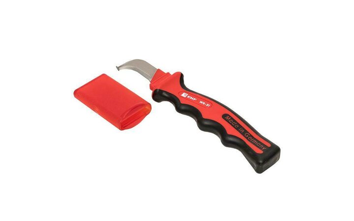 фото - Нож для снятия изоляции с пяткой 1000В WS-31 Professional EKF ws-31