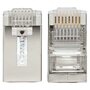 фото - Коннектор RJ-45 экранированный 8P8C 30мкд кат.5e универс. (уп.20шт) TeraLINK PRO EKF TRP-PLUG-5EFTP-20