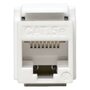 фото - Модуль Keystone кат.5e RJ-45 неэкранированный 110 IDC 180град. бел. TeraLINK PRO EKF TRP-KSTN-180D-5EUTP-WH