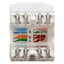 фото - Модуль Keystone кат.5e RJ-45 неэкранированный 110 IDC 180град. бел. TeraLINK PRO EKF TRP-KSTN-180D-5EUTP-WH