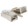 фото - Коннектор RJ-45 экранированный 8P8C 30мкд кат.6 (уп.20шт) TeraLINK PRO EKF TRP-PLUG-6FTP-20