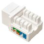 фото - Модуль Keystone кат.6 RJ-45 неэкранированный 110 IDC 90град. бел. TeraLINK PRO EKF TRP-KSTN-90D-6UTP-WH