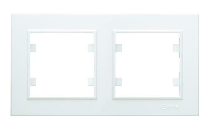 фото - Рамка 2-м Karea горизонт. бел. Makel 56001702
