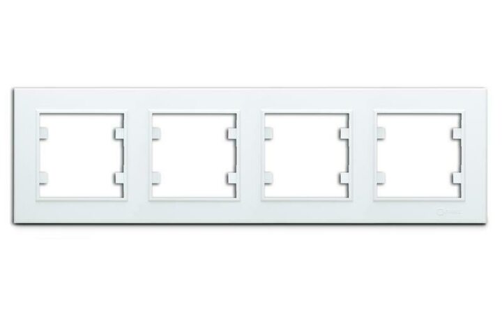фото - Рамка 4-м Karea горизонт. бел. Makel 56001704