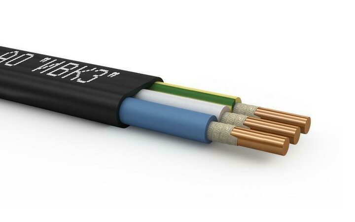 фото - Кабель ВВГ-Пнг(А)-FRLSLTx 3х2.5 (N PE) 0.66кВ (м) ИВКЗ 00-00019756