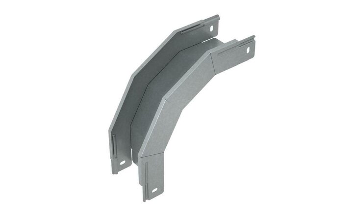 фото - Угол для лотка вертикальный внешний 90град. 100х50 сталь 0.8мм 'ПЛЮС' VLplus90-50-100 КМ PL0514