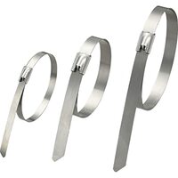 Экопласт Хомут кабельный стальной 4,6x300 мм (100 шт/уп) 45330