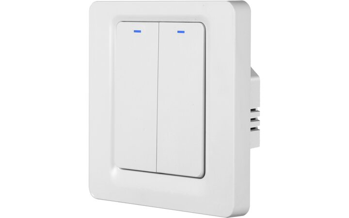 фото - Умный Zigbee выключатель ROXIMO, двухкнопочный, SZBTN01-2