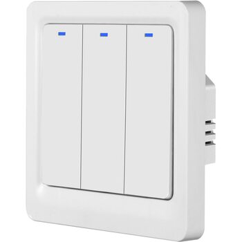 фото - Умный Zigbee выключатель ROXIMO, трехкнопочный, SZBTN01-3