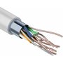 фото - Кабель витая пара F/UTP, CAT 5e, PVC, 4PR, 24AWG, INDOOR, SOLID, серый, 305м, РФ REXANT (01-0143-R)