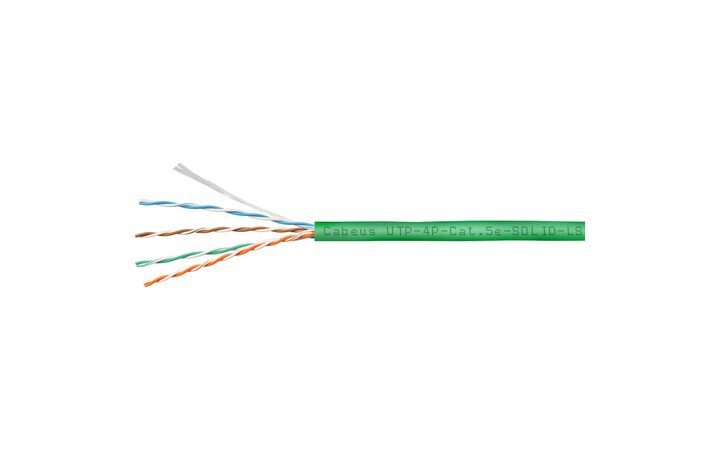 фото - Cabeus UTP-4P-Cat.5e-SOLID-LSZH-GN-100