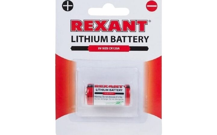 фото - Rexant Батарейка CR123 30-1111