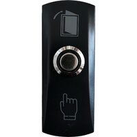 Кнопка Optimus 'Выход' – NO (металл) черная