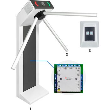 фото - CARDDEX Комплект компактной автономной проходной 'STR-01AEC'