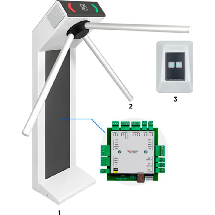 фото - CARDDEX Комплект компактной сетевой проходной 'STR-01NEC'