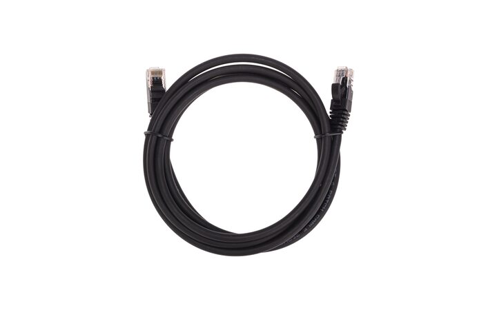 фото - Патч-корд U/UTP, CAT 6, RJ45-RJ45, 26AWG, LSZH, черный, 2м REXANT (02-0292-2)