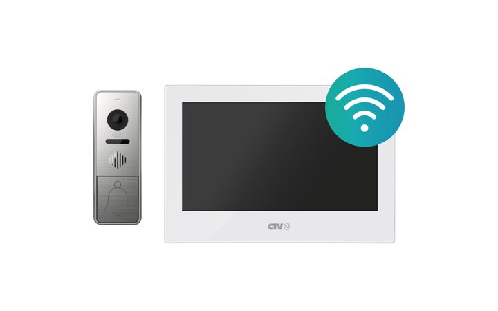 фото - CTV KIT Cloud 7 серебро+белый