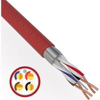 Кабель для пожарной сигнализации КПСВЭВнг(А)-LS 2x2x0,75мм², бухта 200м REXANT