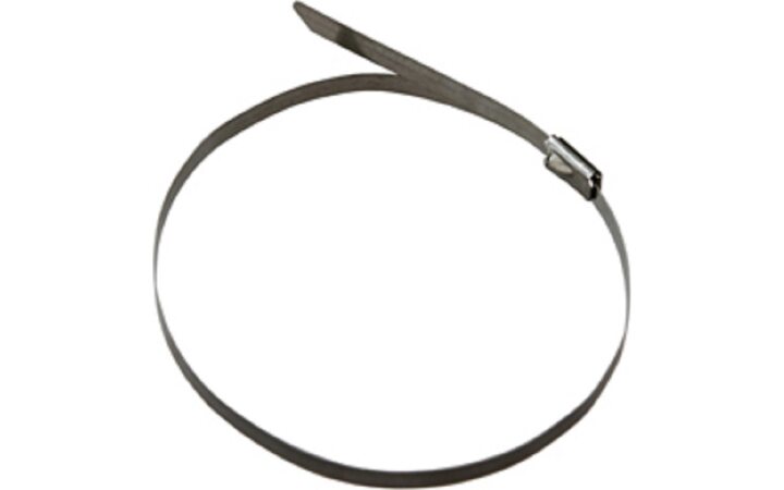 фото - Стяжка кабельная стальная (304) 100x4,6мм (10 шт/уп) REXANT (07-0118-10)